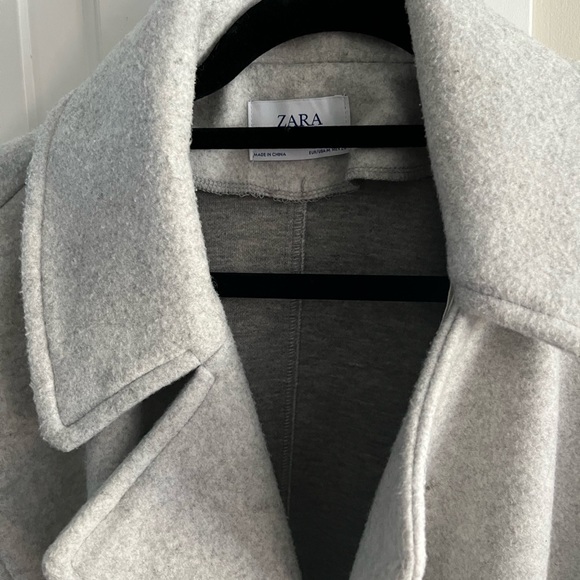 Zara Basic Grey Women’s Jacket - Picture 3 of 3